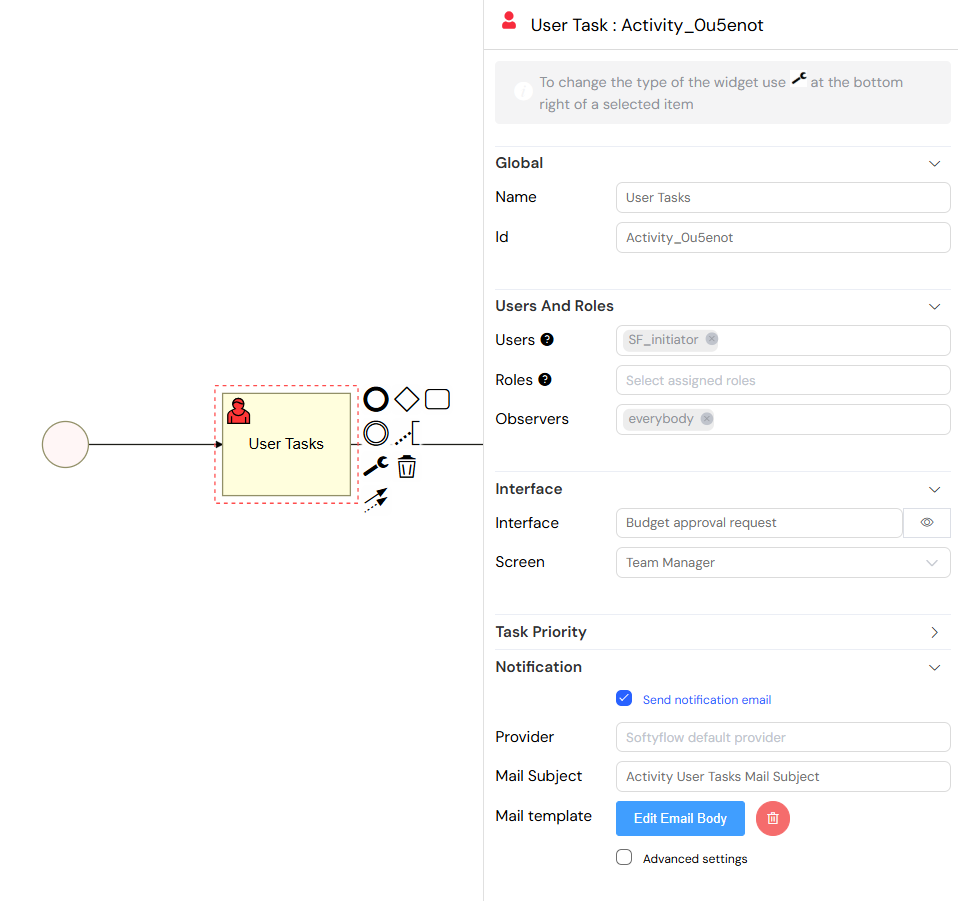 User Tasks